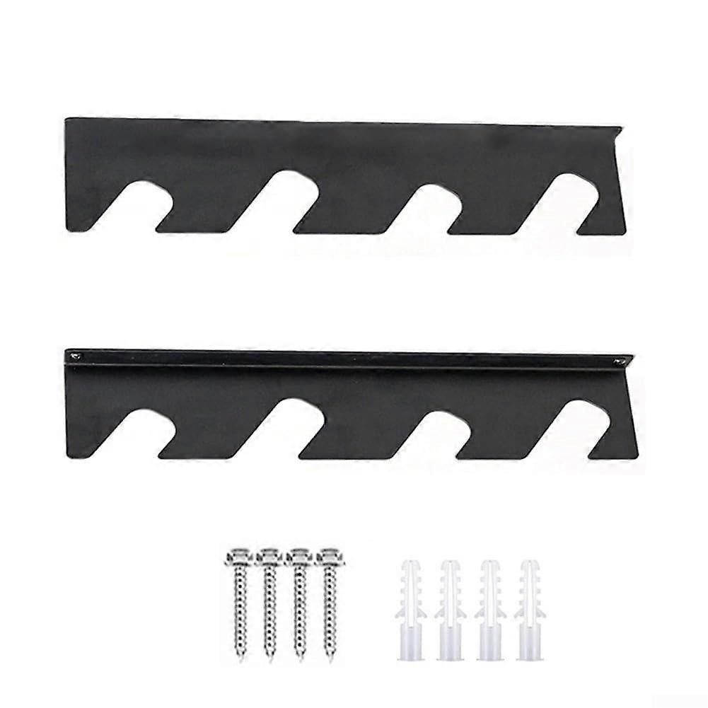 Garden Tool Wall Organizer with Adjustable Slots for Long Handle Tool Storage in Garage or Shed, Heavy-Duty Design