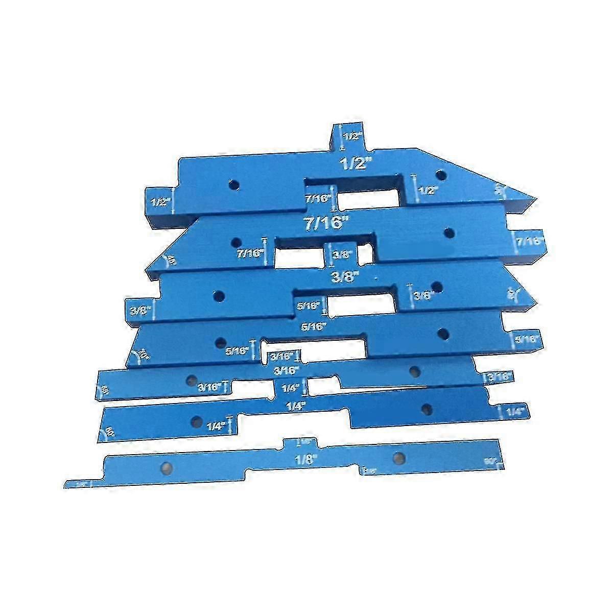 1 Set Up Bars, 7pcs Router Table Setup Blocks Setup Gauges Block Set For Woodworking Angle Set Up B