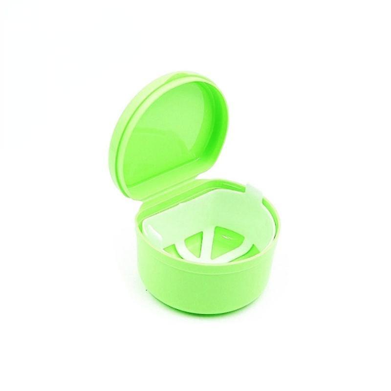 False Teeth Storage Box With Hanging Net Container  Teeth Holder