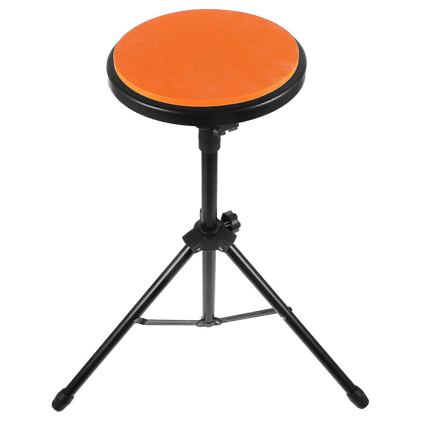 Portable Drum Pad Indoor Practice With Iron Stand 8 Inch Round Quiet Practice 1Set