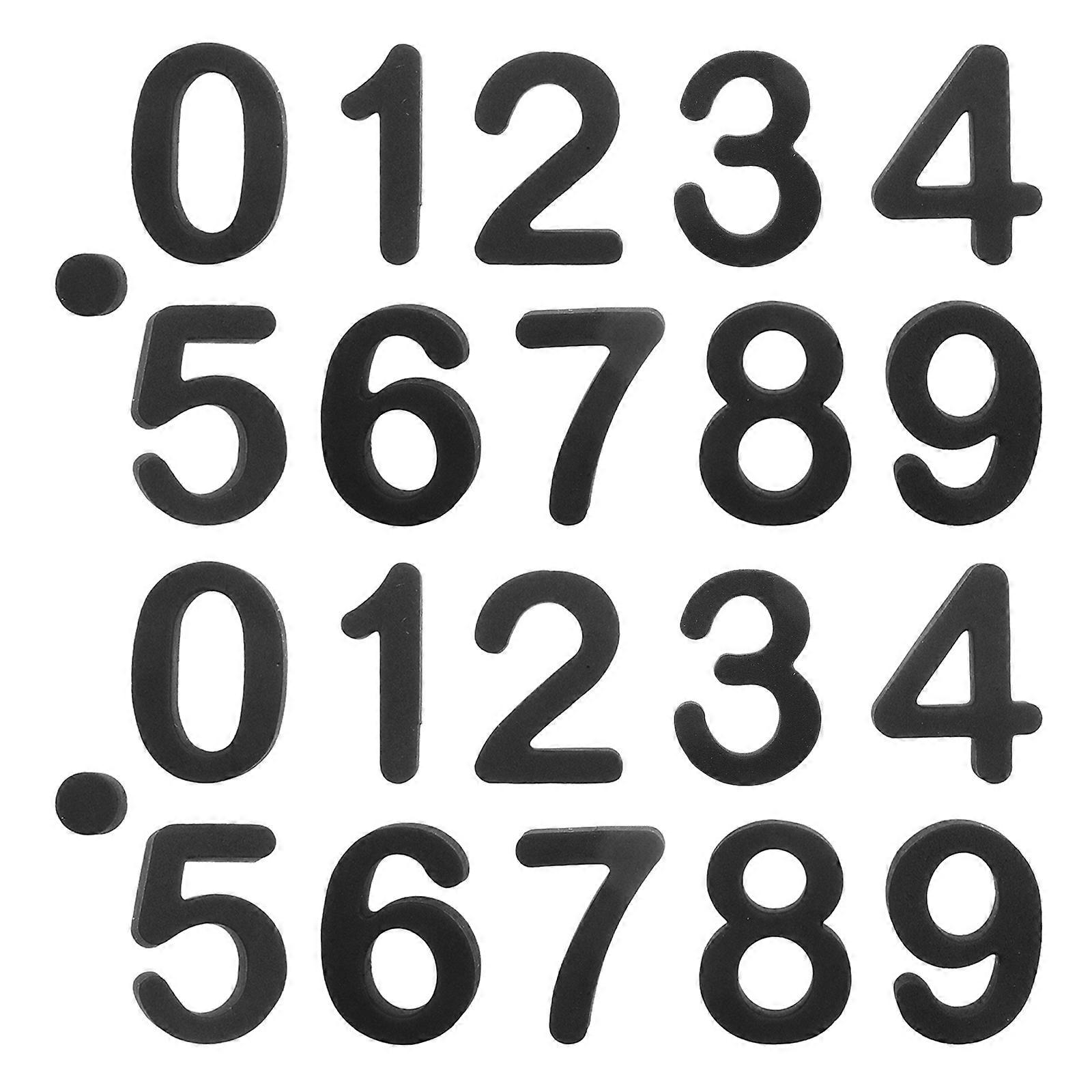 Magnetic Numbers Refrigerator Stickers 6 Sets DIY Magnets for Creative Learning, Fun Home Decor with Modern Eva Material, Multi Functional Tools