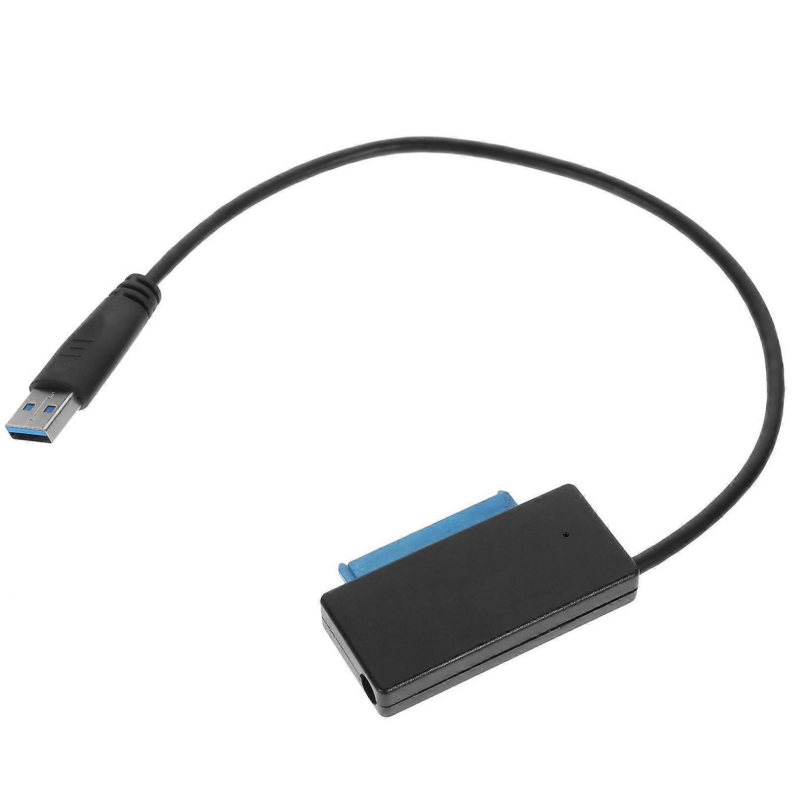 Hard Disk Conversion Cable USB 3.0 to Adapter For Data Transfer Black 2.5 Inch 1Pcs