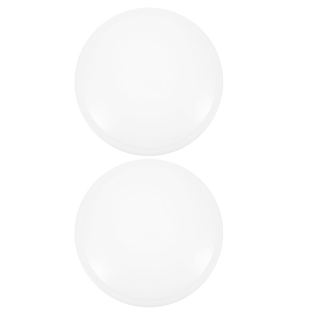 Plastic Lampshade Ceiling Light Shade Dome Replacement for Bathroom 2Pcs