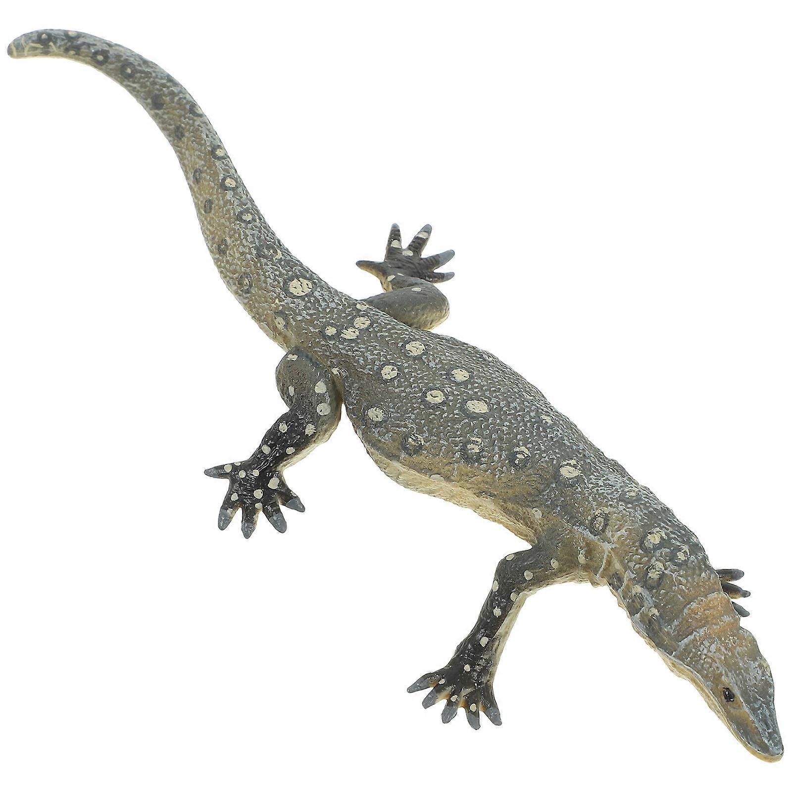 Simulated Lizard Model Lifelike Lizard Toy Collectible Decorative Item For Room Decoration 1Set Hard Plastic 15.00X5.00X3.00CM