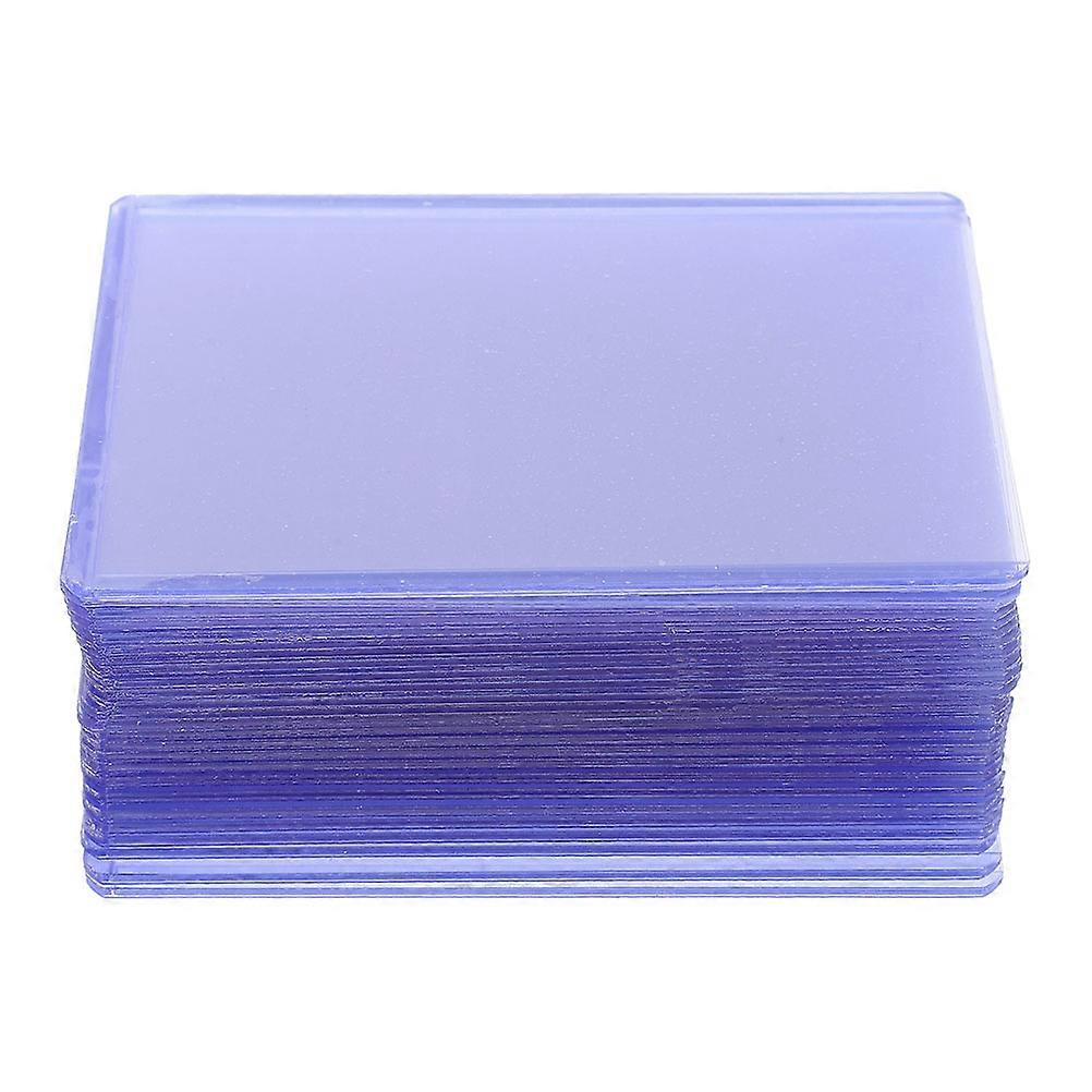 Card Sleeves Binder Trading Card Sleeve Protection For Students Rectangular Shape 30Pcs