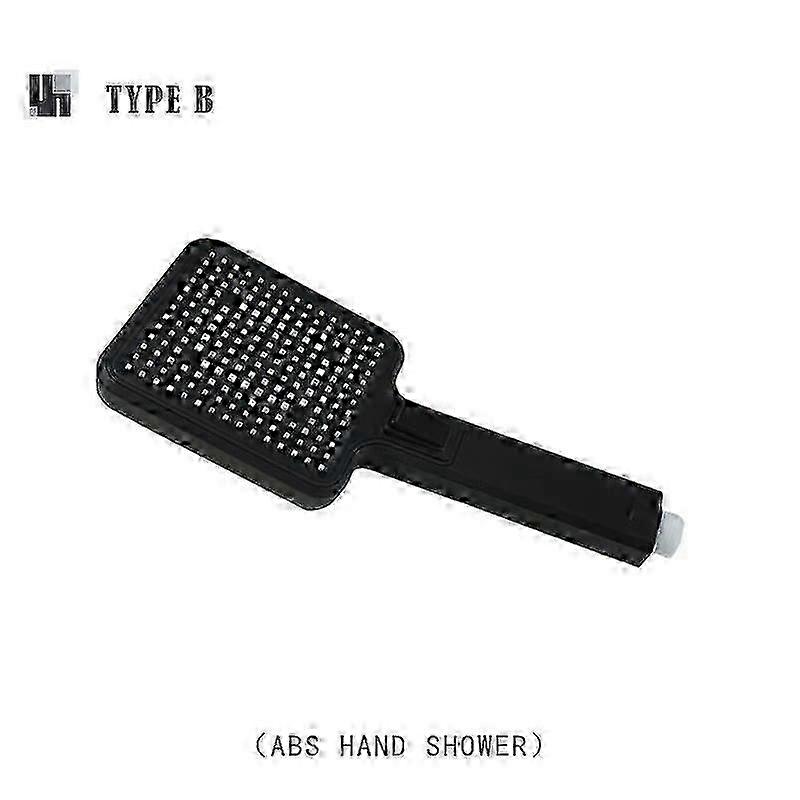 Matte Black Multi Function Hand Held Shower Head Wall Mounted Hand Shower with 150CM Hose and Adjustable Shower Holder Bracket2 Modes Type B SZRH