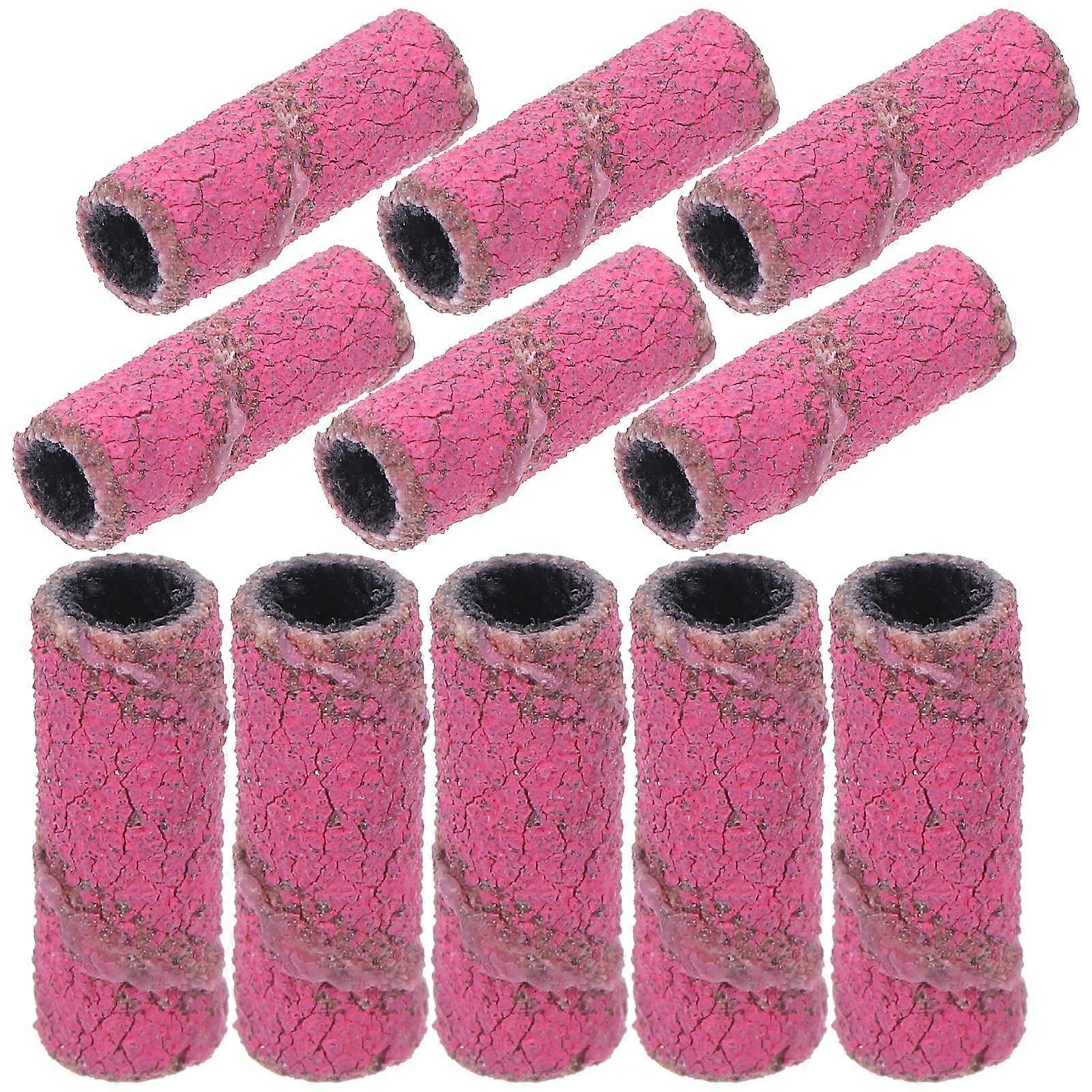 Manicure Nail Sanding Bands Small Nail Drill Bits Sanding Home Use 50Pcs