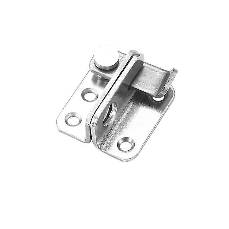 Sliding Shutter Lock Latch Door Lock Swing Gate Bolt with Screws for Door, Window, Cupboard and Garden, Brushed Finish