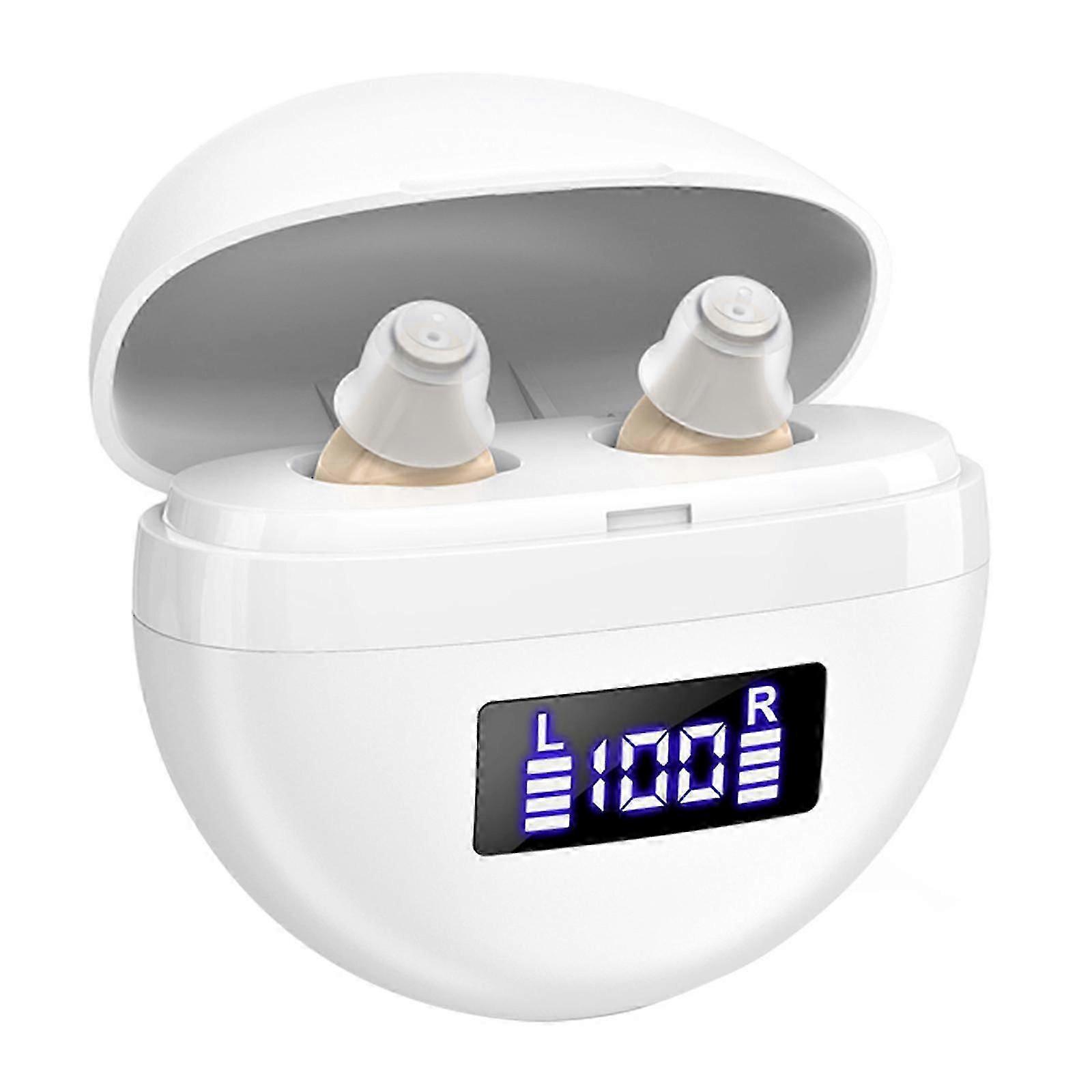 Invisible Rechargeable Digital Hearing Aids for Elders