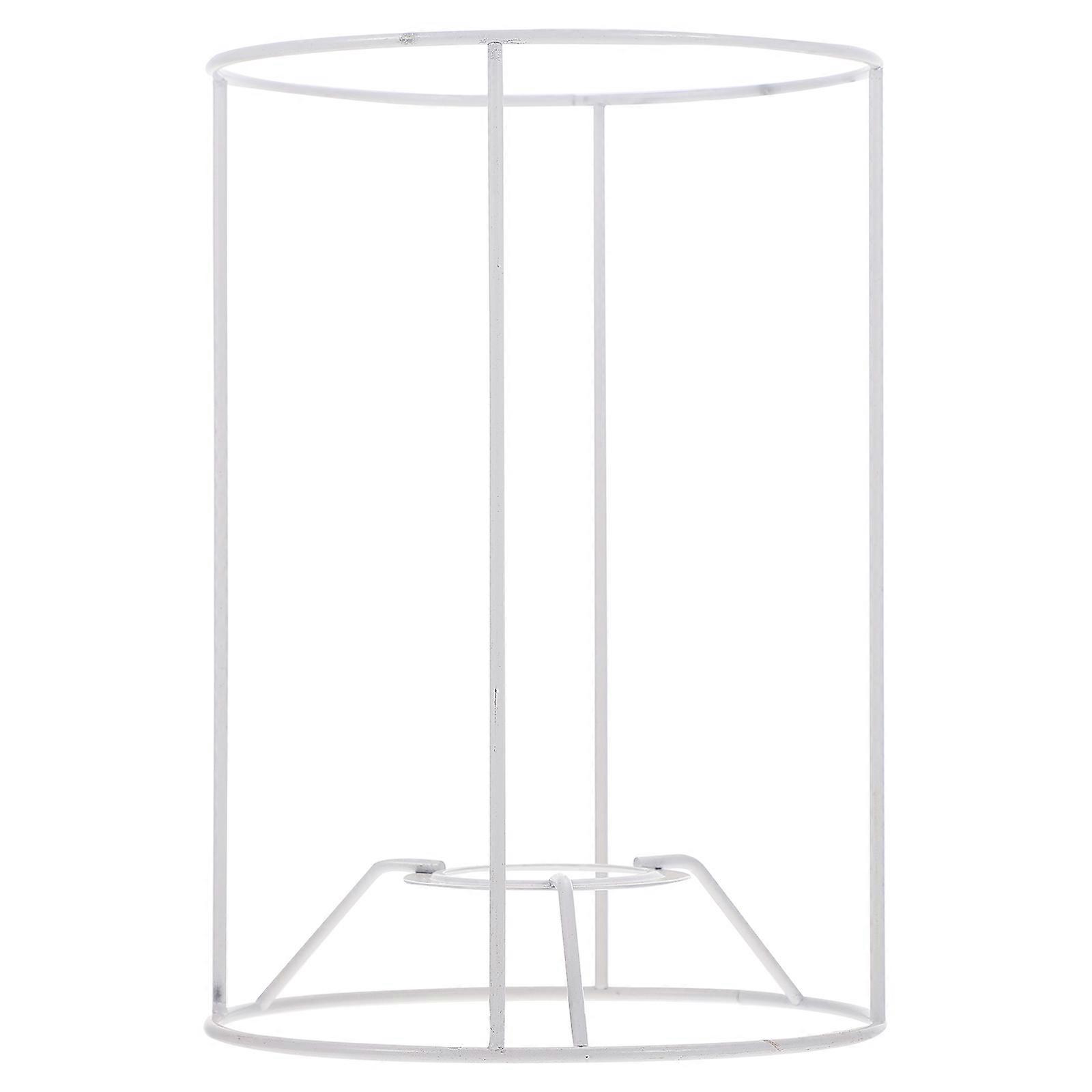 Iron Chandelier Bracket for DIY Lampshade Frame 1Pcs White Ceiling Light