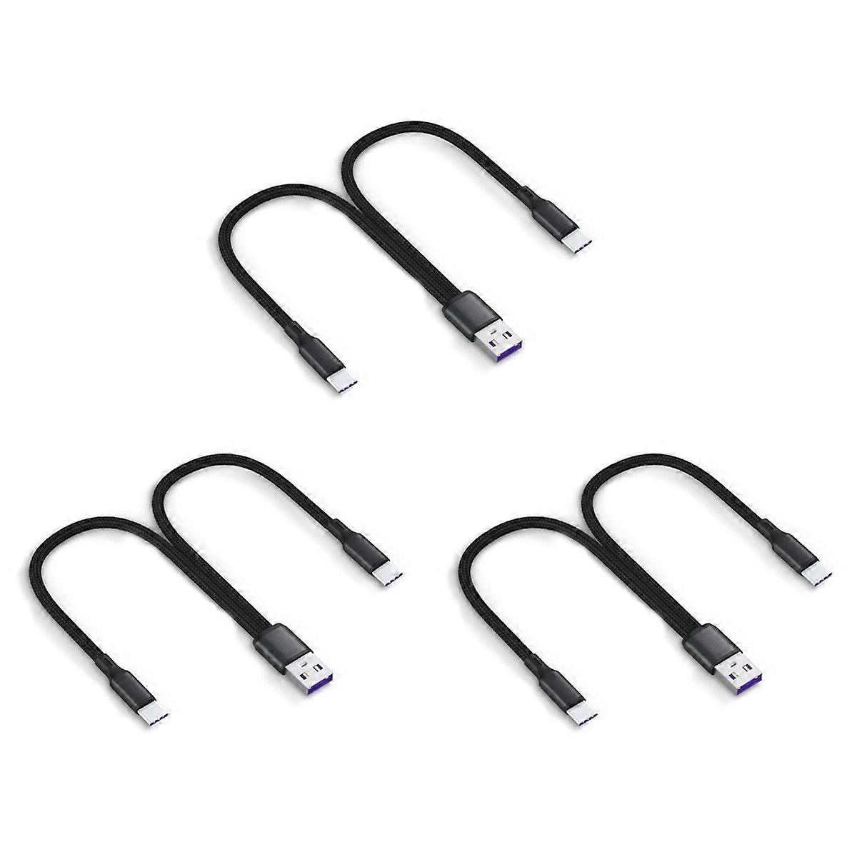 6A Fast Charging Dual Port Type-C Splitter Charging Cable