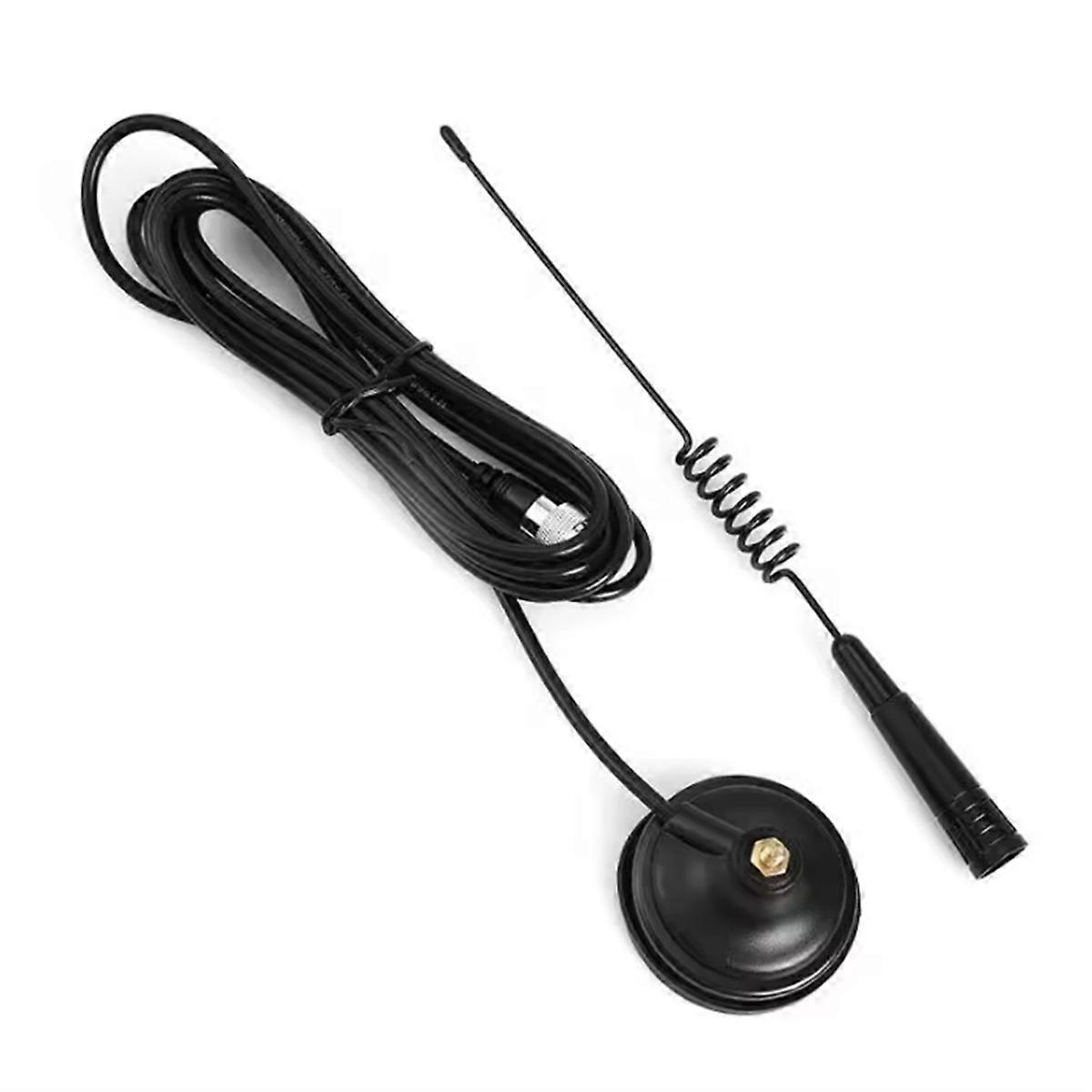 27MHz CB Radio Antenna Mag1345 PL259 Connector with Magnet Base and 4 Meters Feeder Cable Center for