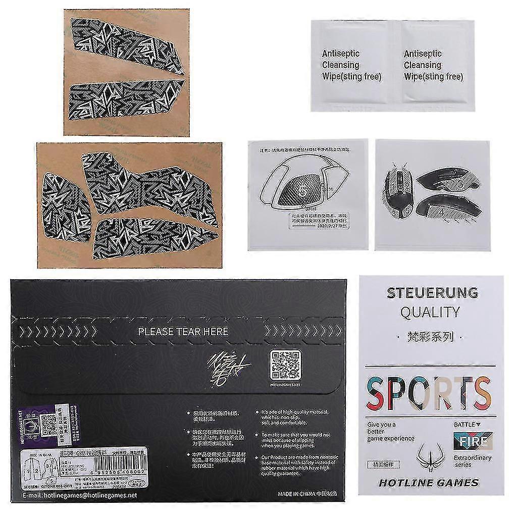 Hotline Games Handmade Non-Slip Mouse Skates for G502, Enhanced Precision for Gaming