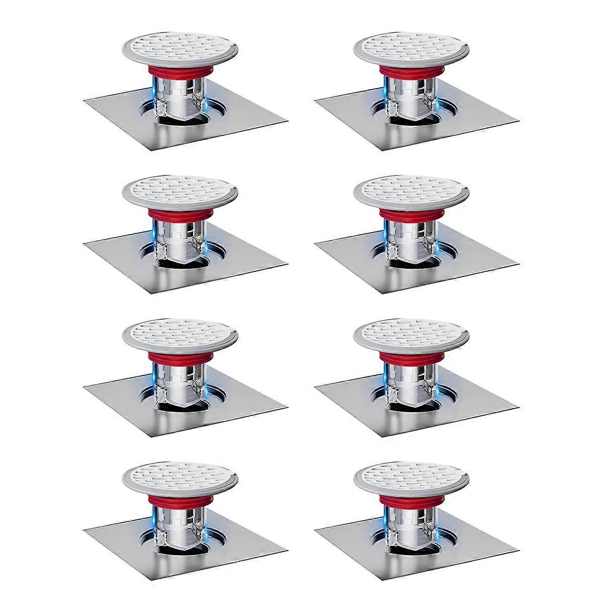 8X Shower Floor Drain Backflow Preventer-One Way Valve, (Installation : 32-75mm/ 1.26-2.95 in)