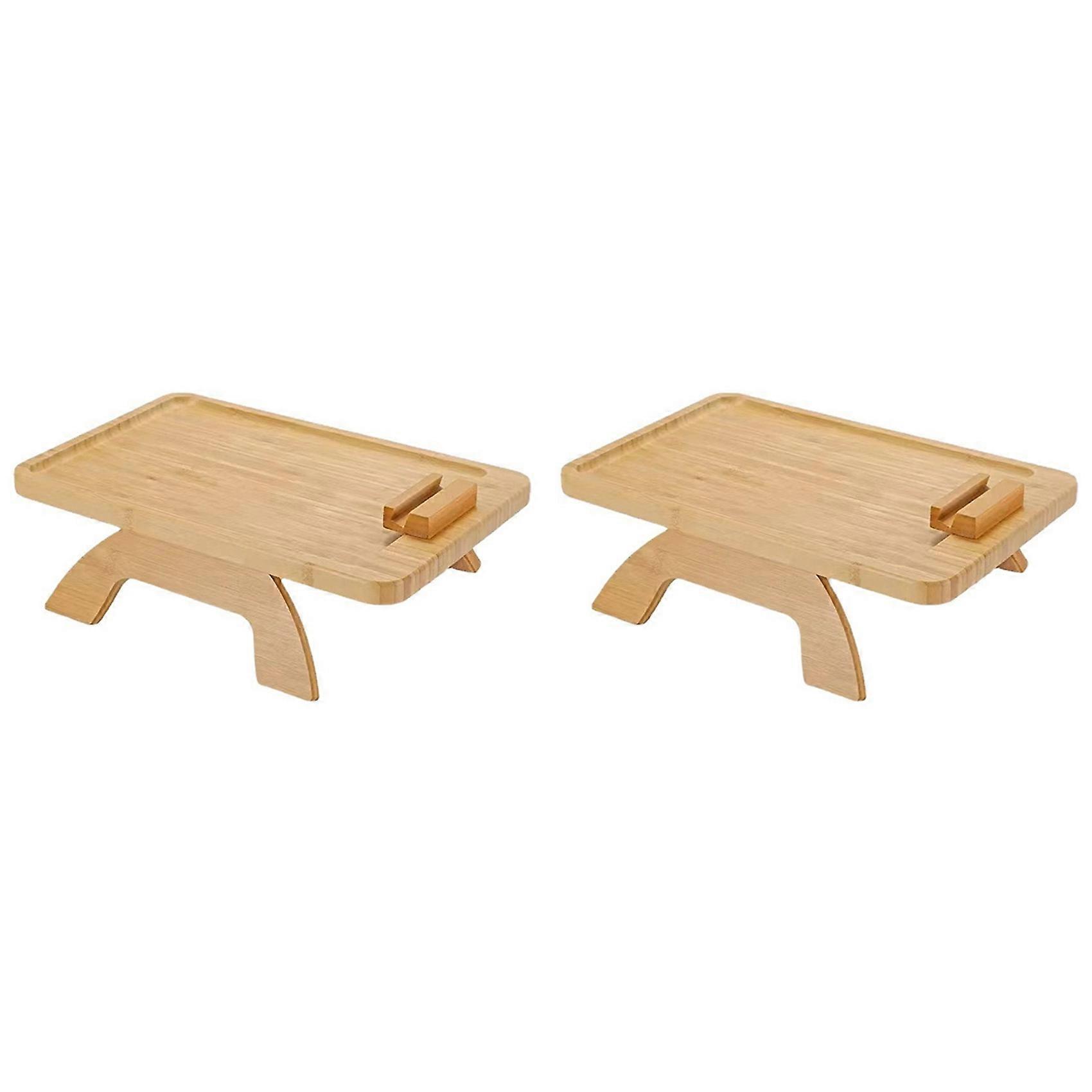 Sofa Clip on Side Table for Wide Couches Arm, Foldable Couch Tray