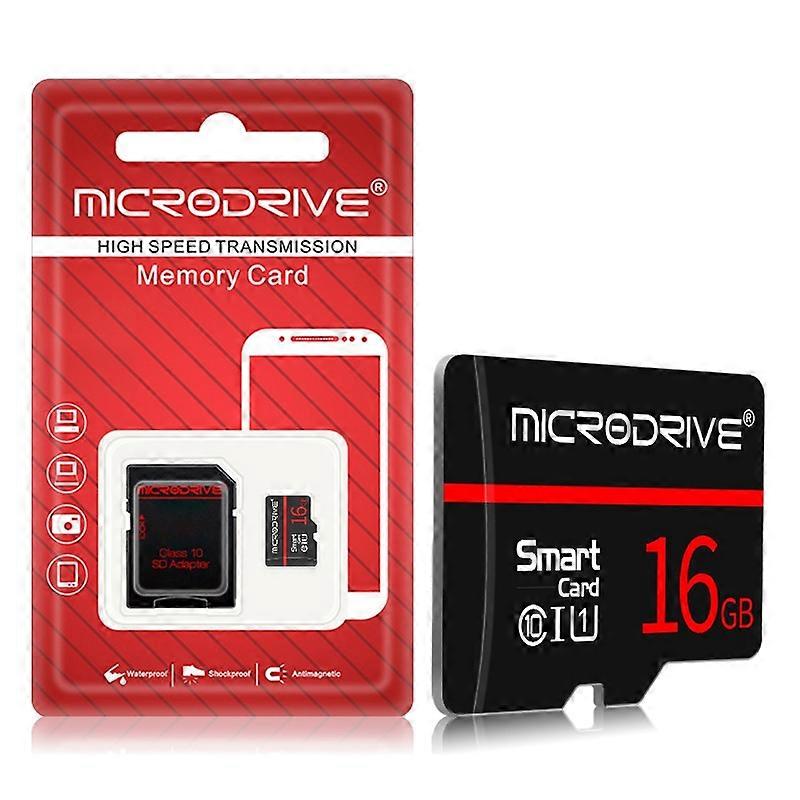 MICRODRIVE 16GB U1 Class 10 TF Card Micro SD Card 48MB s Read Speed Phone Camera Memory Card