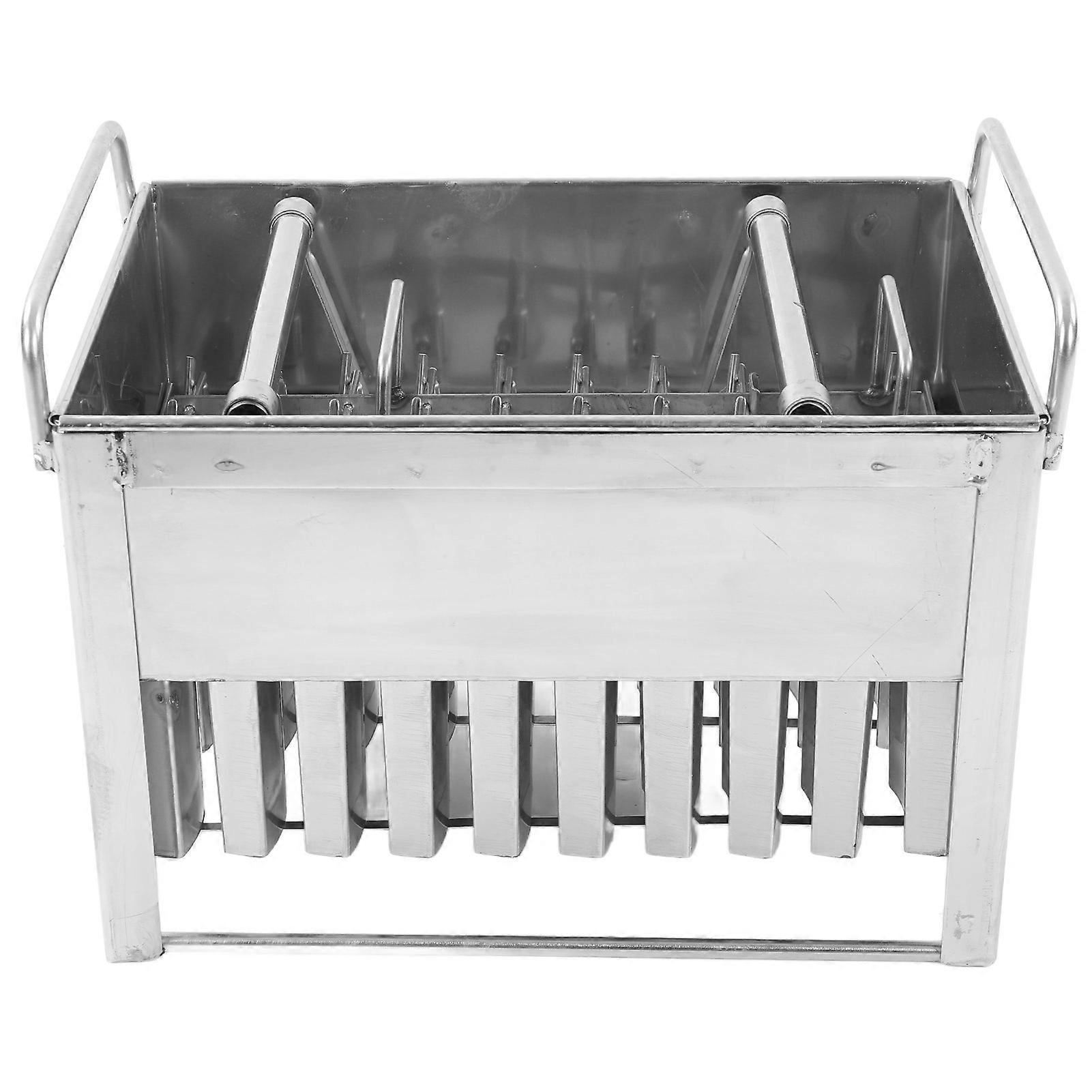 30PCS Ice Pop Molds Stainless Steel Reusable Easy Release DIY Ice Cream Maker Mold for Shop Home