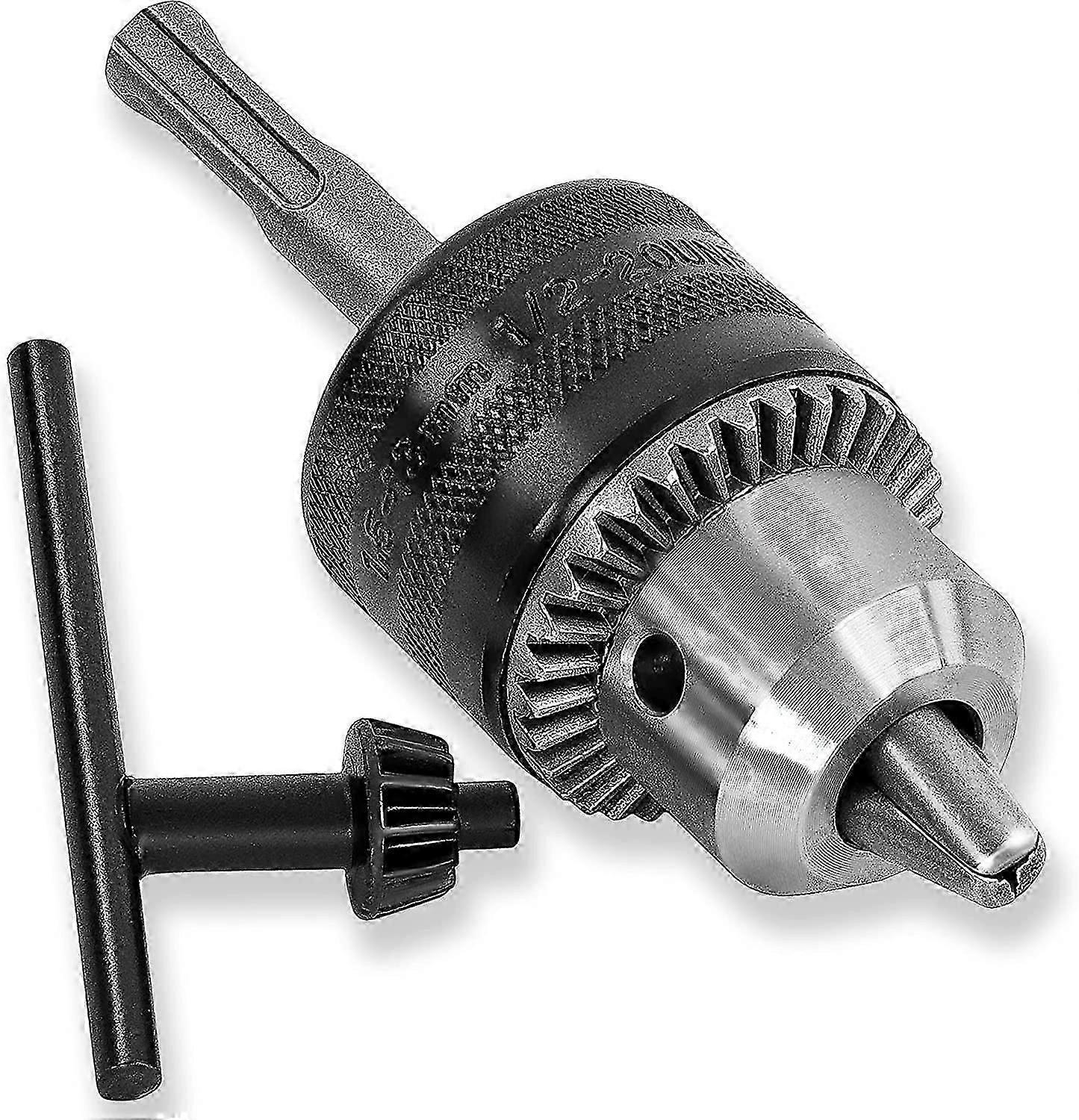 S&R Drill Chuck 1.5-13mm 1/2-20 UNF with sds plus adapter and chuck key