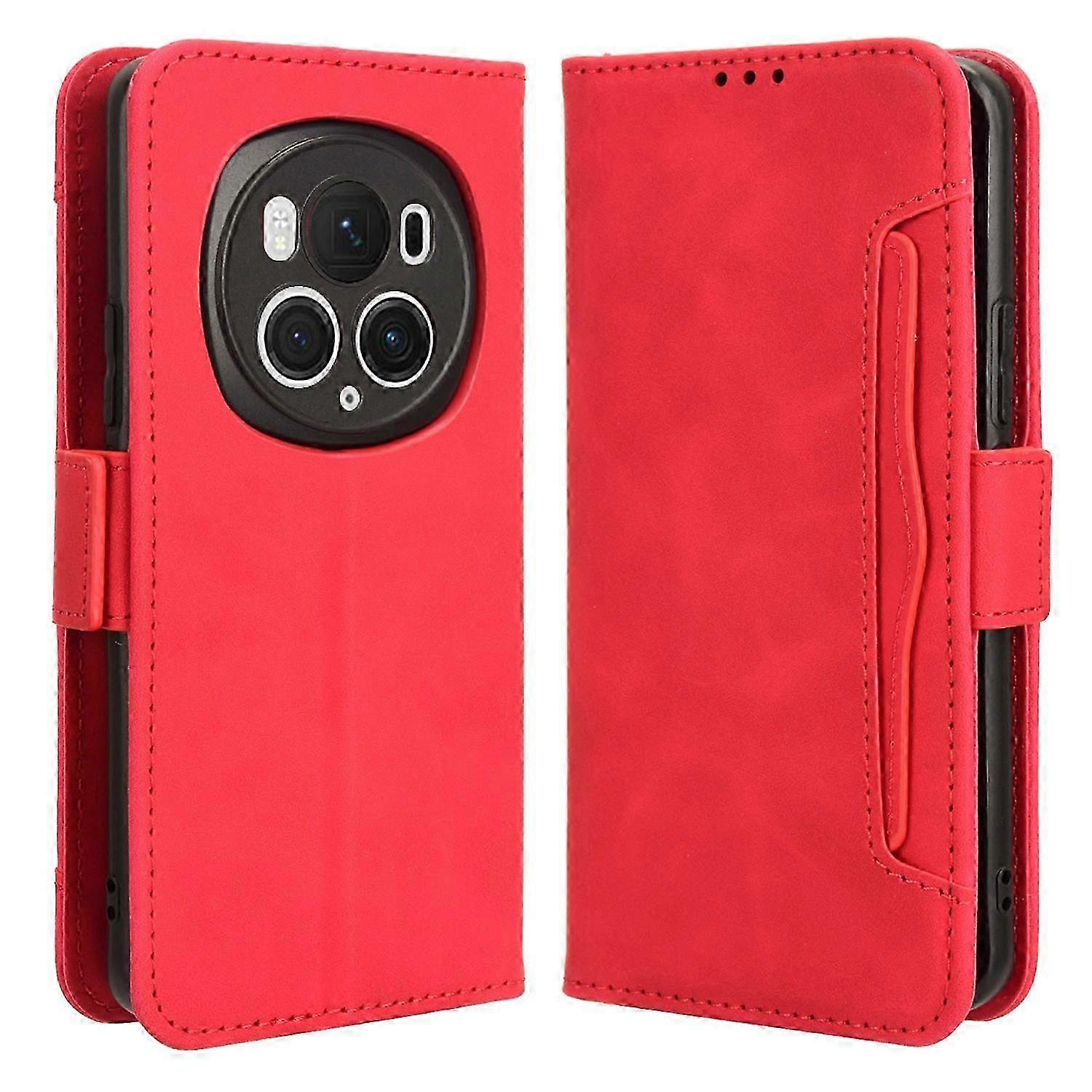 Leather Cover for a Certain Brand Magic6 Pro 5G Case Stand Multiple Card Slots Case