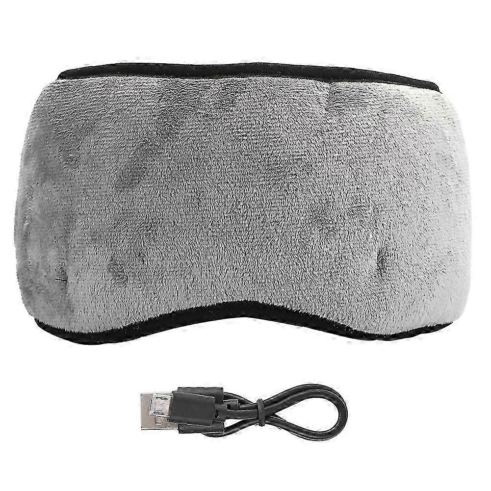 Wireless Bluetooth 5.0 Sleep Mask Headphones with Music for Travel, Grey