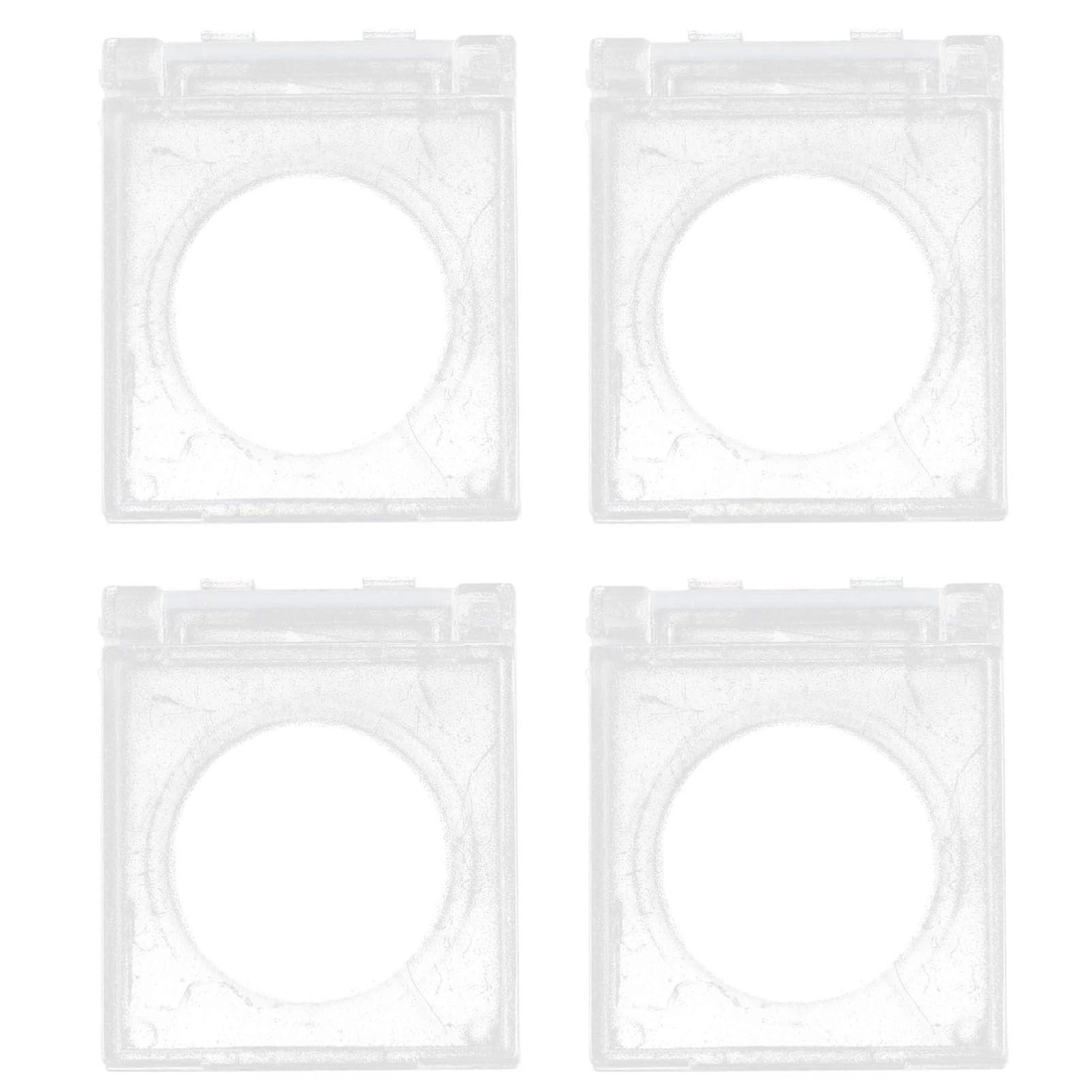 4-Piece Emergency Stop Button Cover Protection for Electrical Devices, Durable Safety Shield, Universal Fit
