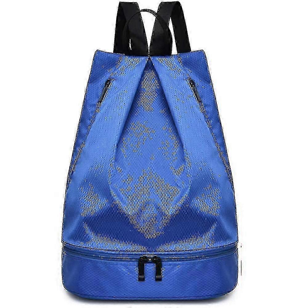 Waterproof Drawstring Backpack with Shoes Compartment