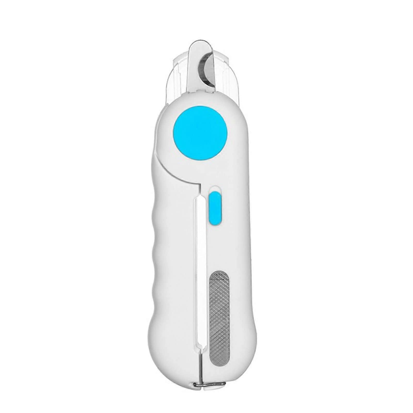 Pet grooming machine, bright LED light for protection, portable trimming tool for dogs and cats.