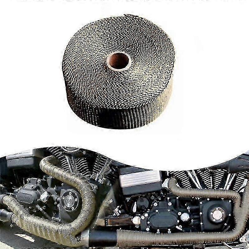 1 Roll 5m Fiberglass Heat Shield for Car Motorcycle Exhaust Thermal Tape Header Pipe Heat Wrap