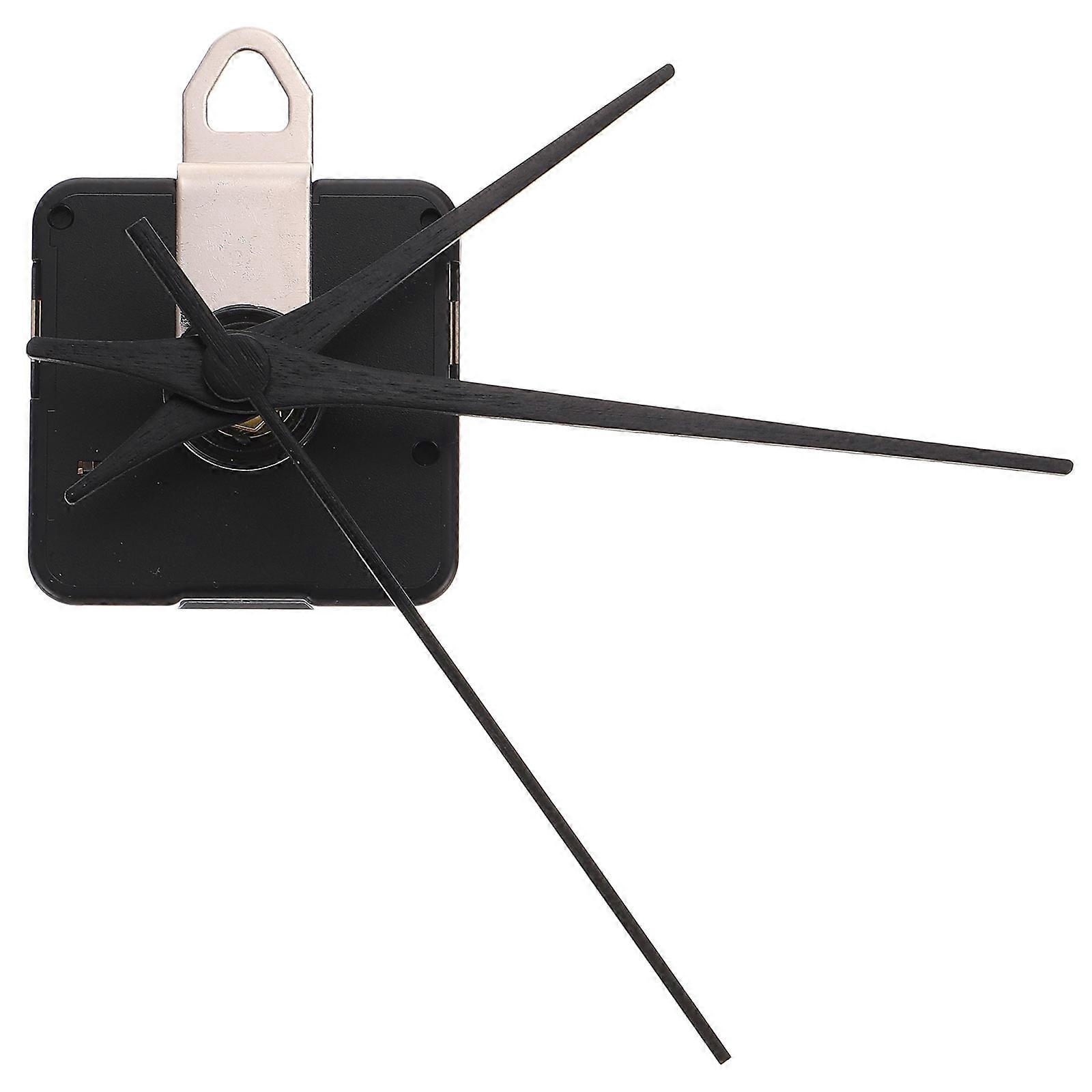 Small Clock Mechanism Wall Clock Movement Battery Powered Black 1 Set