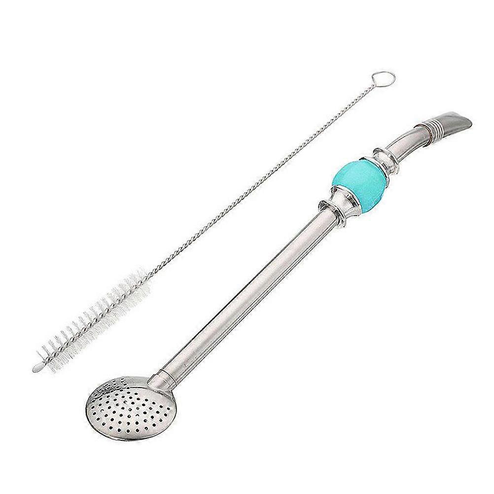 Bombilla Drinking Straw With Filter For Juice Enthusiasts Stirrer 8.3×1.2×0.8in 2-Piece Set