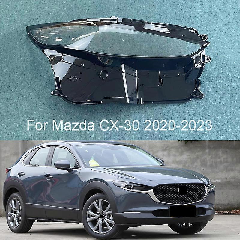 For Mazda CX-30 2020 2021 2022 2023 Front Headlamp Cover Transparent Lampshades Lamp Shell Masks Headlight Shade Lens