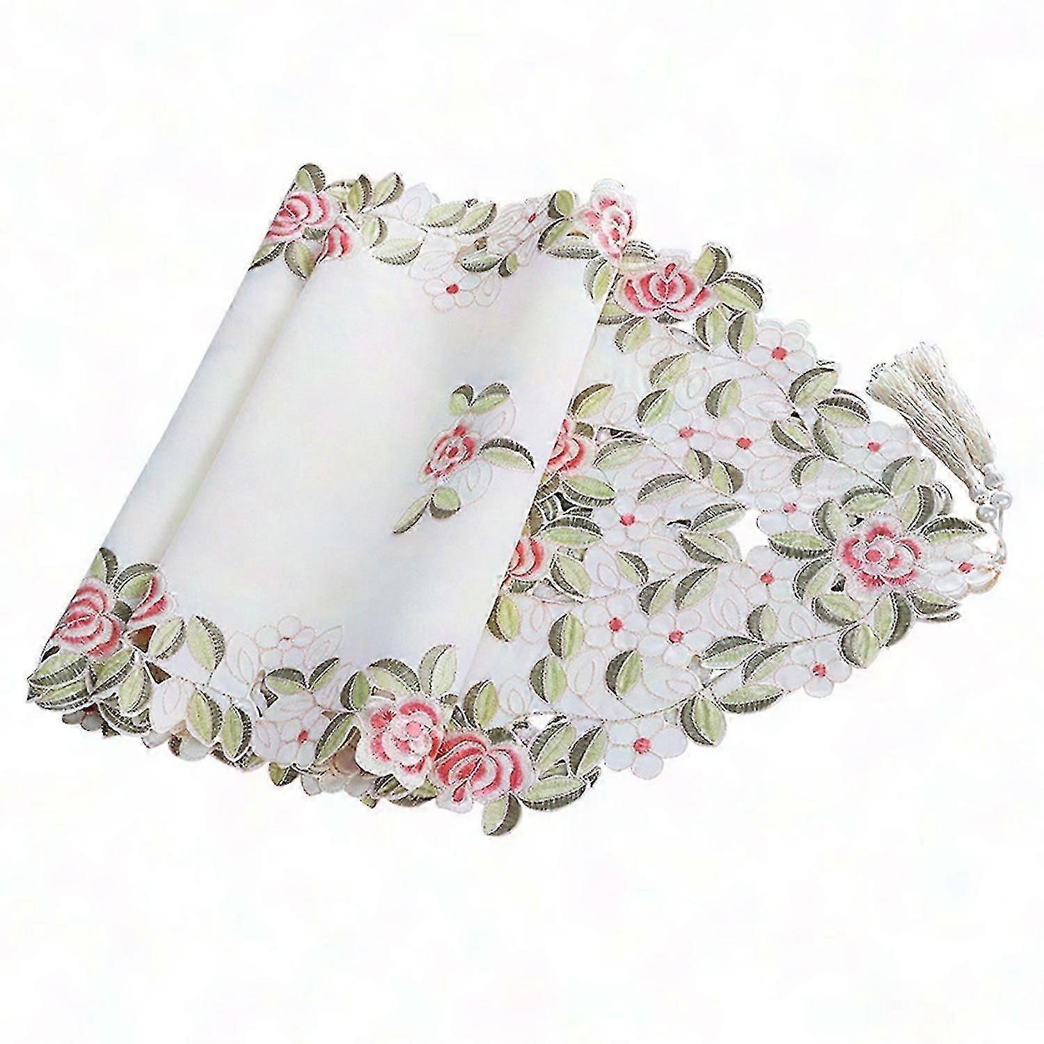 Easy To Clean Waterproof Polyester Table Runner For Home