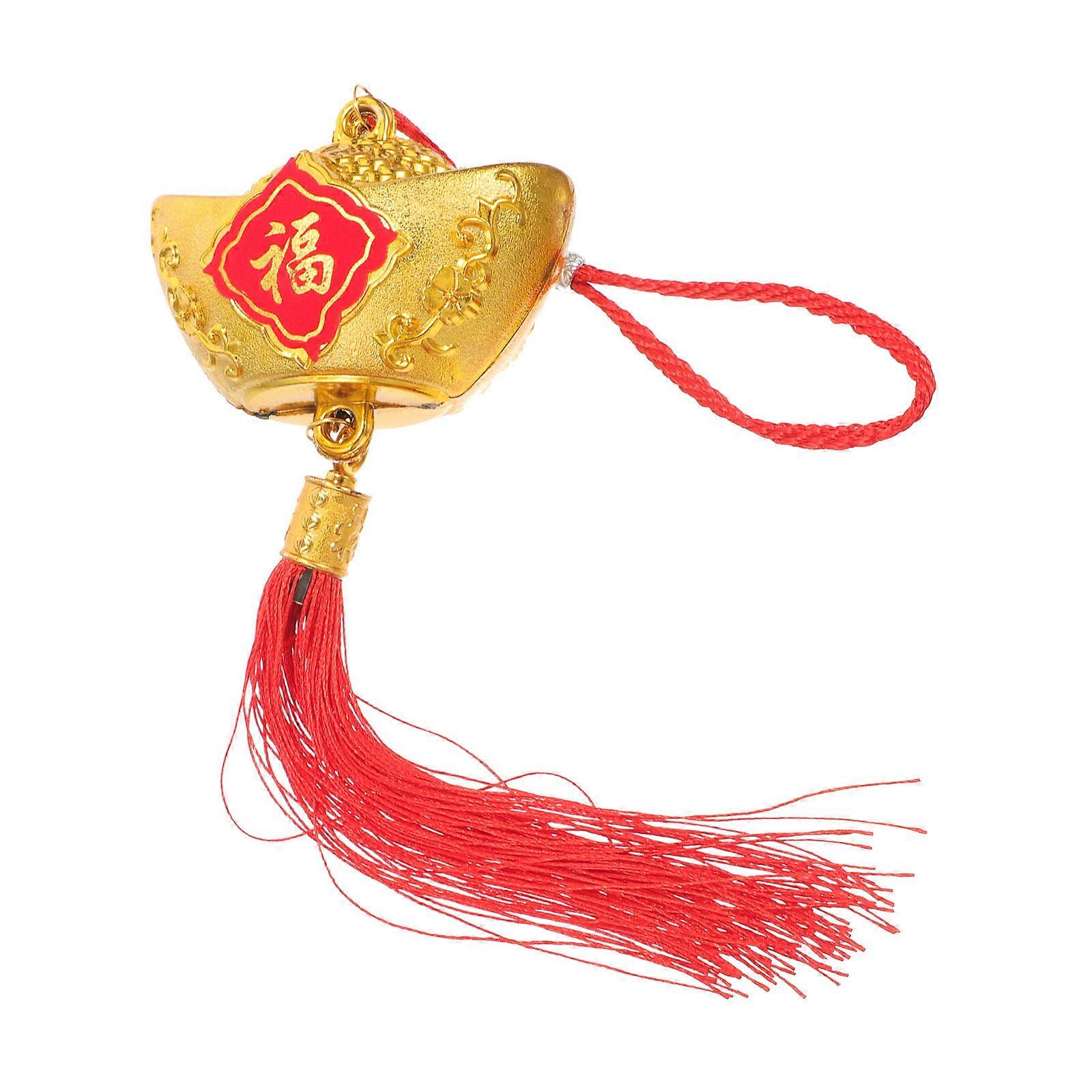 Wealth-Inducing Ornaments Chinese Traditional Style Souvenirs Housewarming Treasure Pot Shape 1Pack