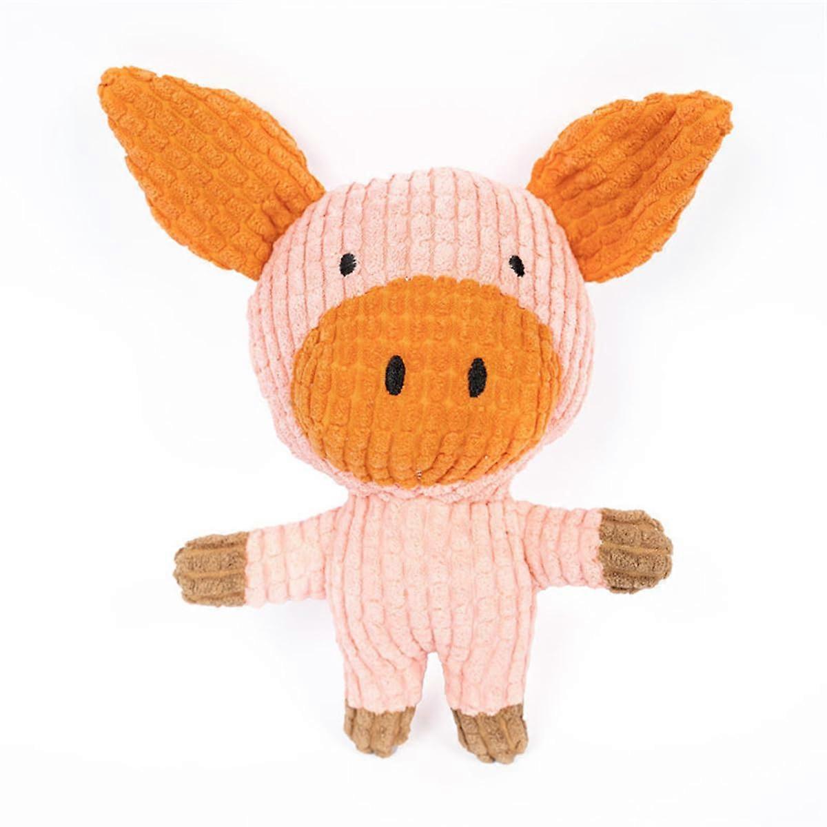 Plush Pet Toy for Dogs with Sound Seven Animal Designs Interactive Soft Plush Dog Toy Average Size