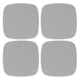 4 stuks kippennestmatten, wasbare kippennestmatten, nestkastmatten voor het leggen van eieren, grijs