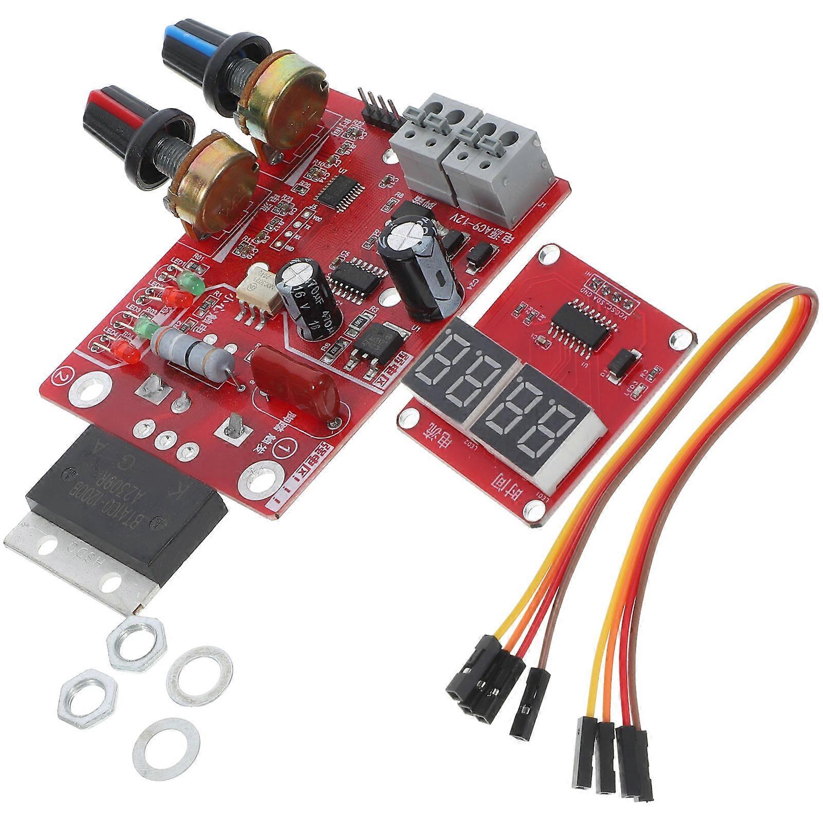 Industrial Control Board Spot Welder Pcb Circuit Board Diy Projects Makers Digital Display 10.50X6.00X2.00CM 1Pcs