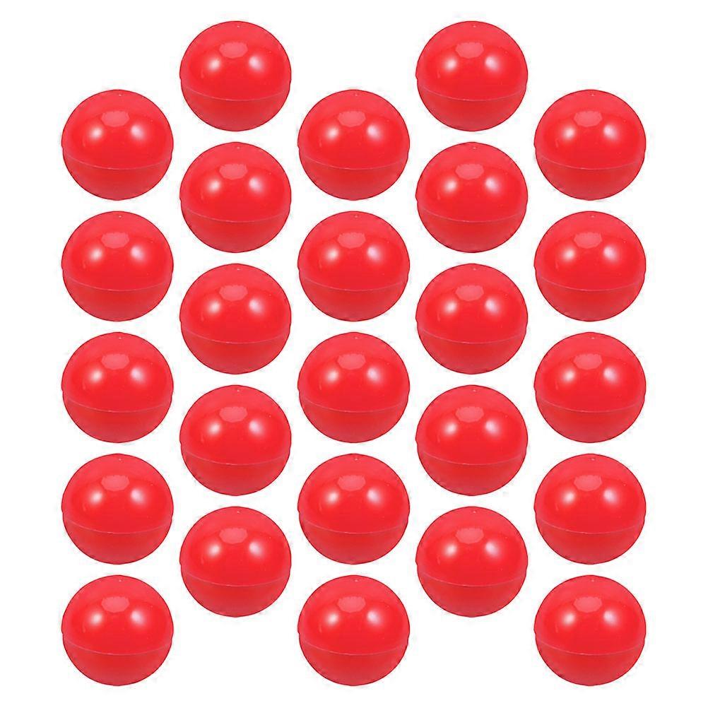 Raffle Balls for Decor Made of PVC Material Red Color Easy to Use in Celebrations and Events 25pcs