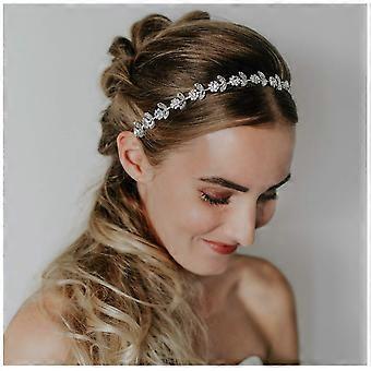 Strass bruids zendspoel Crystal bruiloft hoofdband haaraccessoires voor bruid WomenSliver