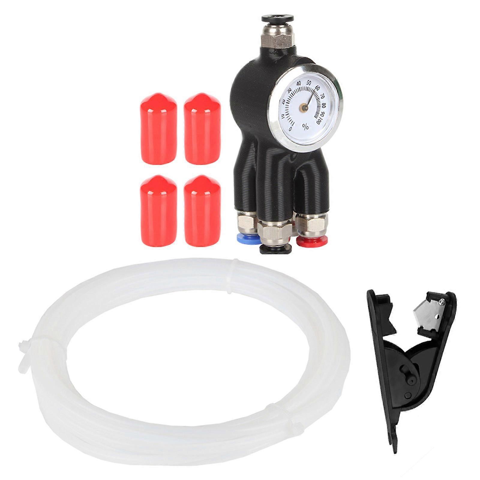 For X1C P1S P1P 4 in 1 Adapter Pipe Expansion Port Connector 4 Feeding Module 3D Printer Accessories Replacement Multicolor