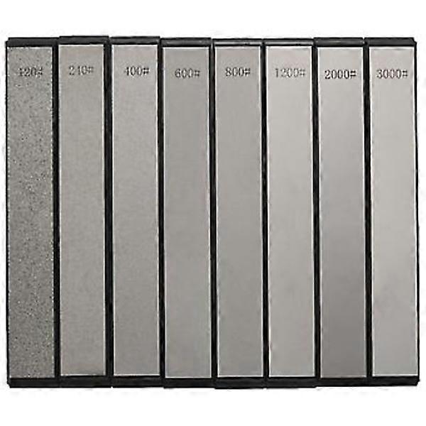 8pcs Rod Sharpening Fixed Angle Whetstone Kit Sharpening Bl