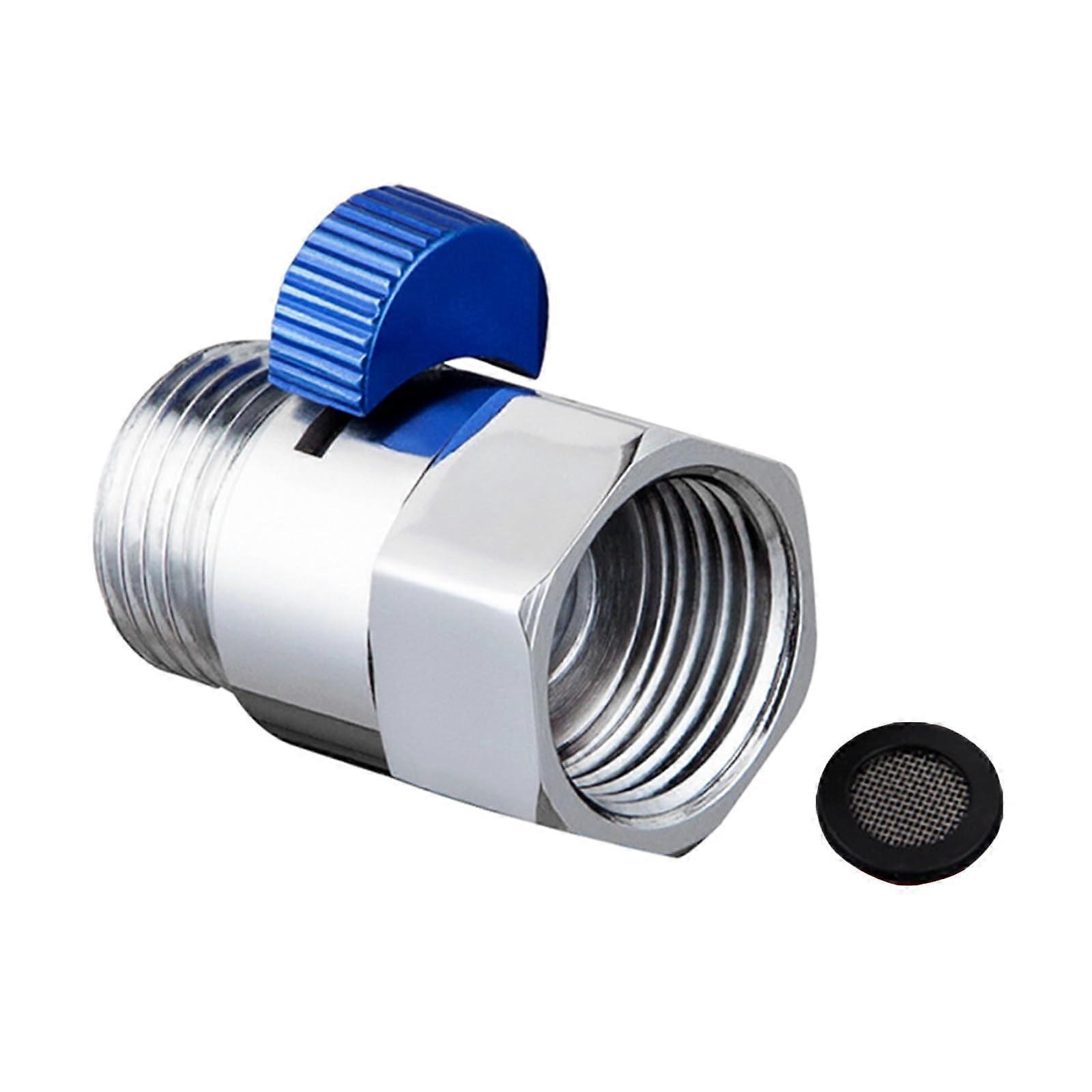 Shower Valves 1/2-Inch Blue High-Performance Flow Regulators Angle Valves Durable Shower Stop