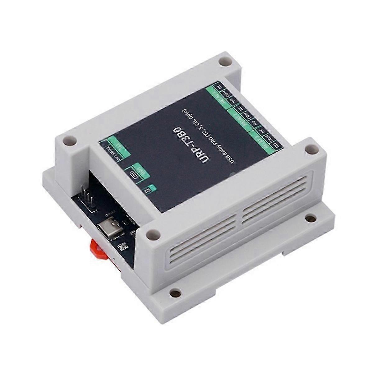 Industrial Control Board USB Relay PRO 3-Way Relay Isolation Rail USB/TTL Control Relay for Automati Edition 0718