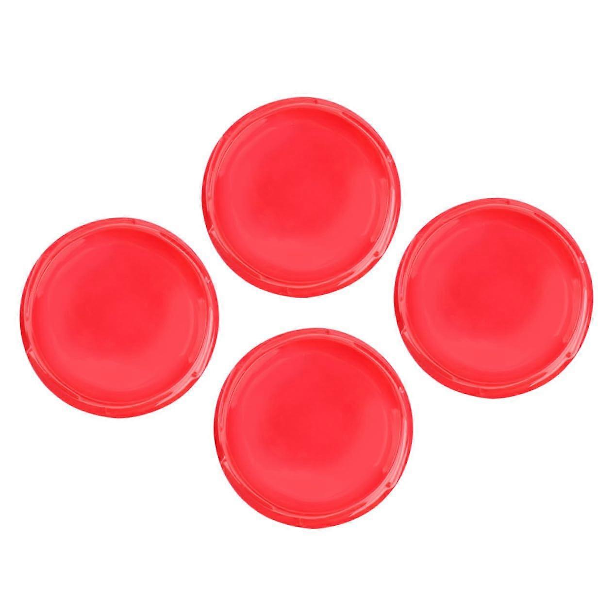 Competition Gyro Accessories Set of 4 for Training and Fun, Plastic Red Gyro Disc, Ideal for Arena Use