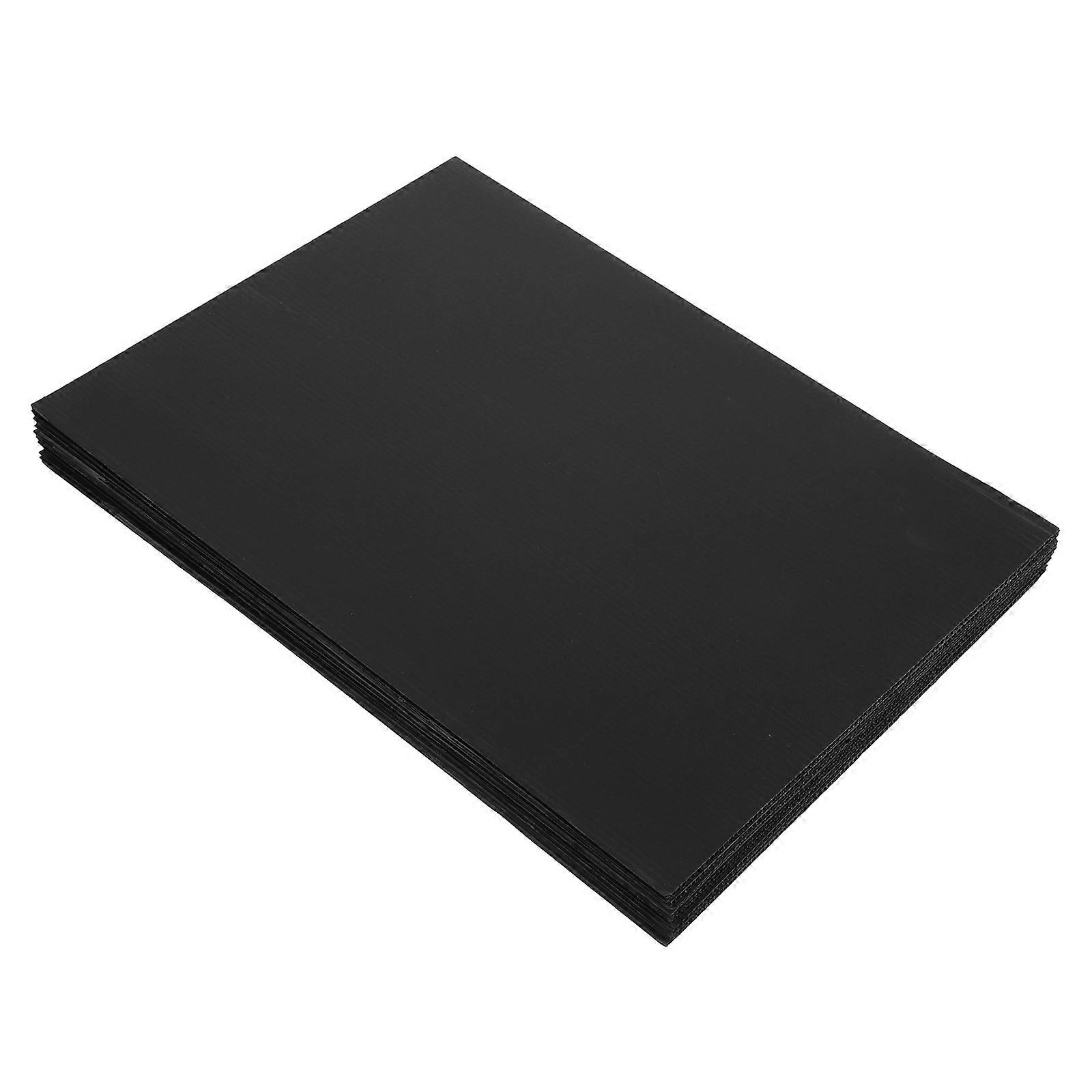 10pcs Flexible Corrugated Plastic Sheets for DIY Crafts, School Projects, Outdoor Signs, Advertising, and Model Making