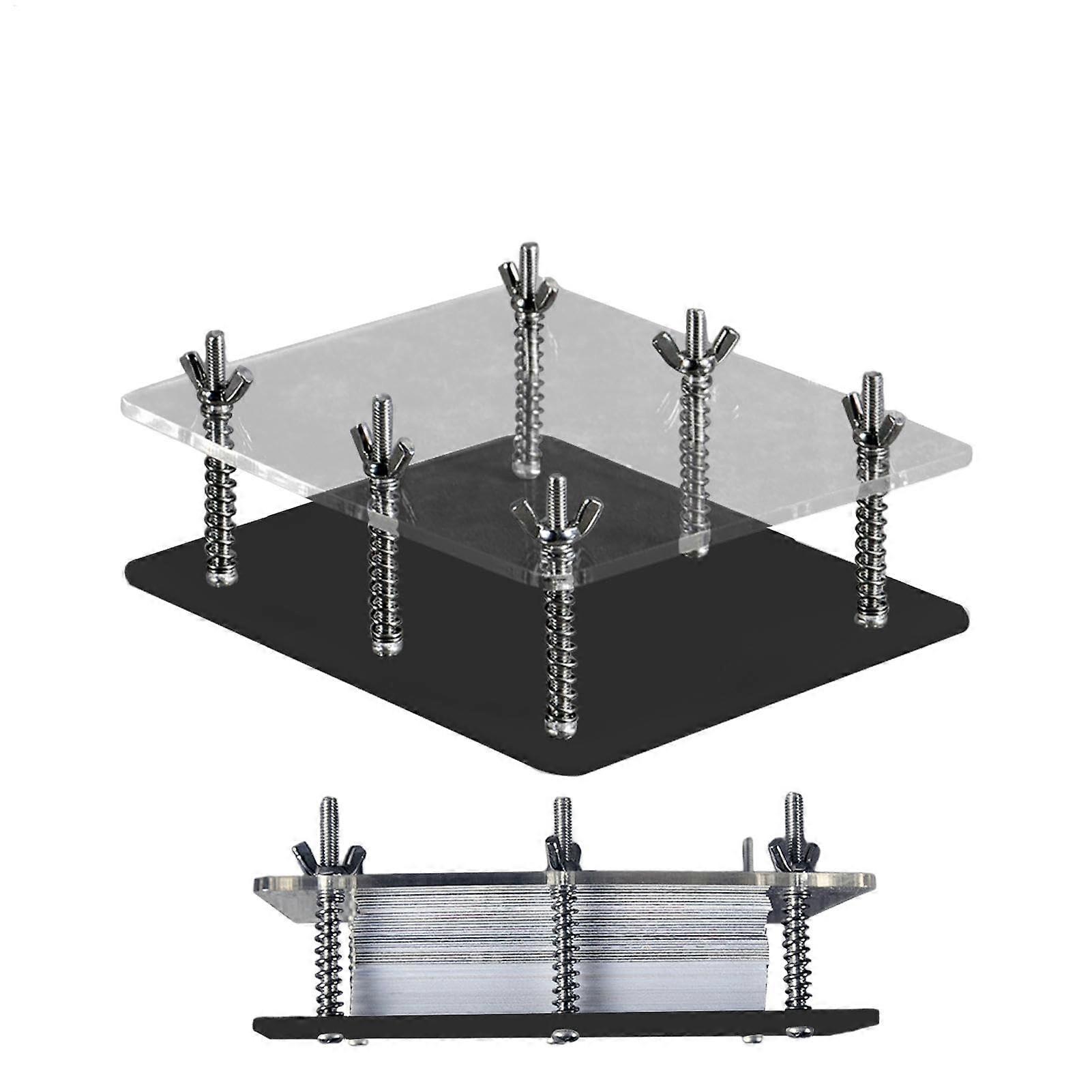 Crystal Card Press – Deck of Cards  Card  Tool Made of Transparent Acrylic