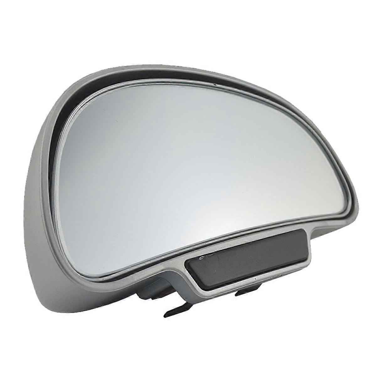 360 Car Side Mirror Blind Spot Mirror for Cars Dead Angle in Car Side Mirror Blind Spot Mirror Silver Random Color