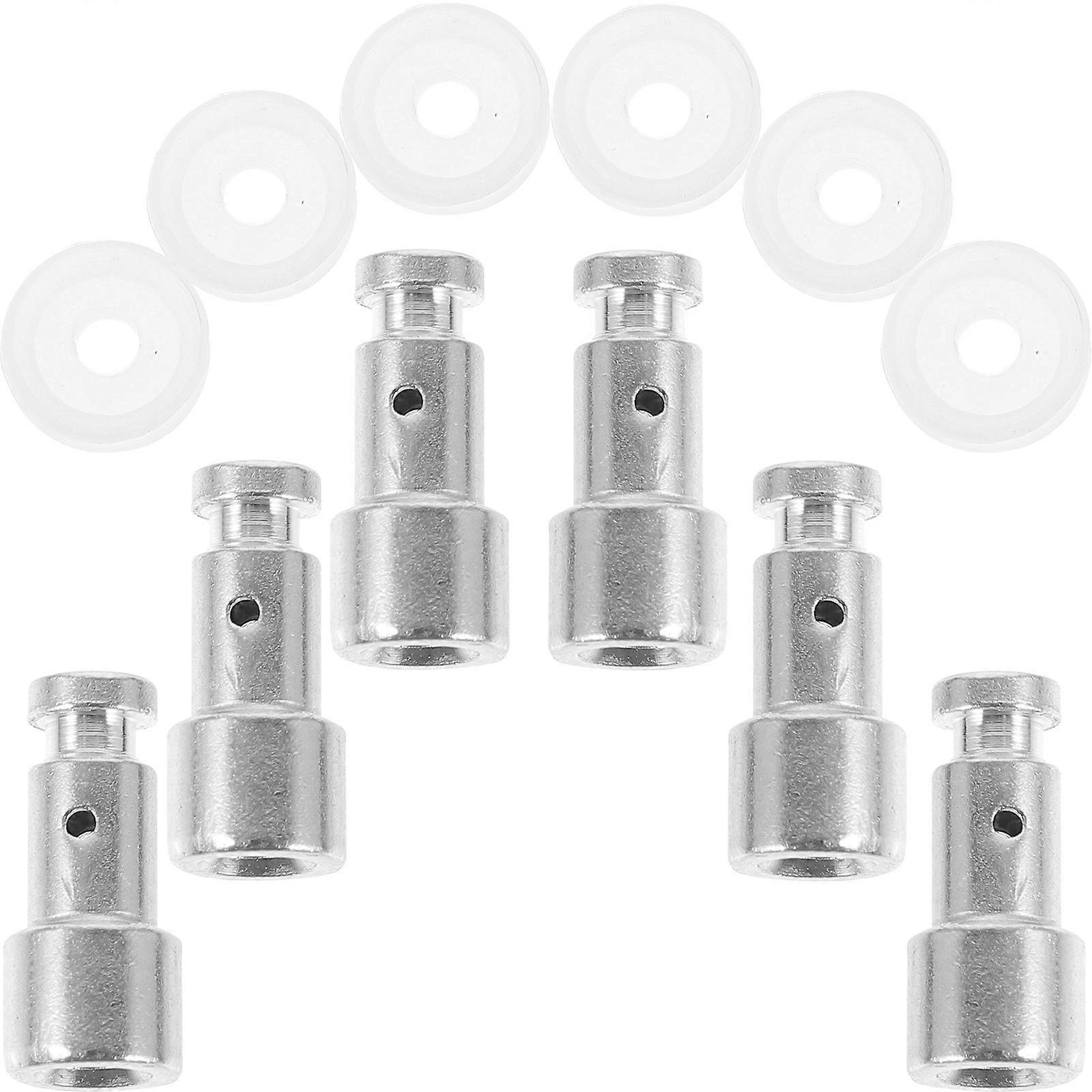 Pressure Cooker Pot Valve Stainless Steel And Silicone For Kitchen Use 6 Sets