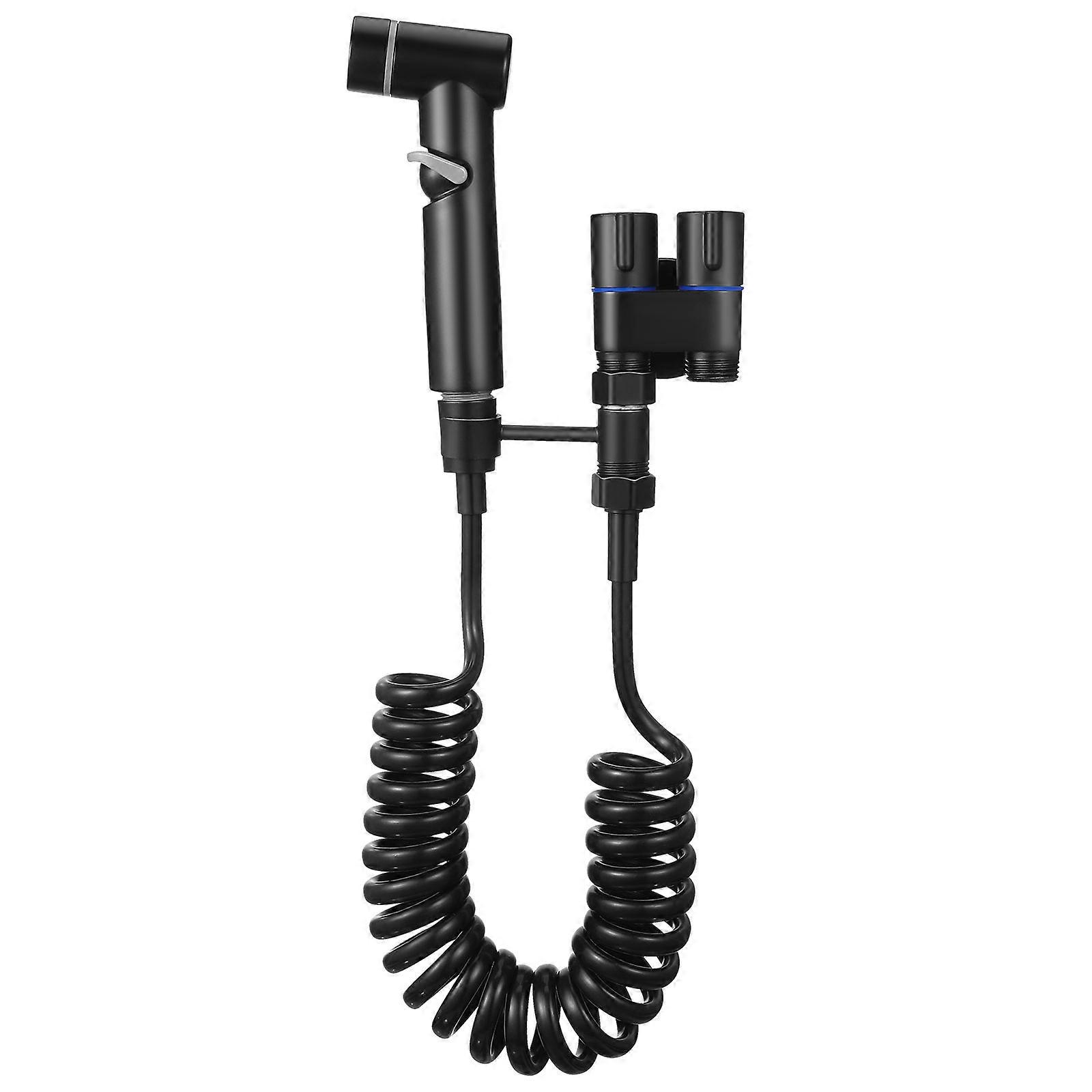 Space Saving Leak Resistant Toilet Faucet Splitter with Control Valve and Bidet Sprayer Adapter for Handheld Toilet Bidet – Easy Installation and