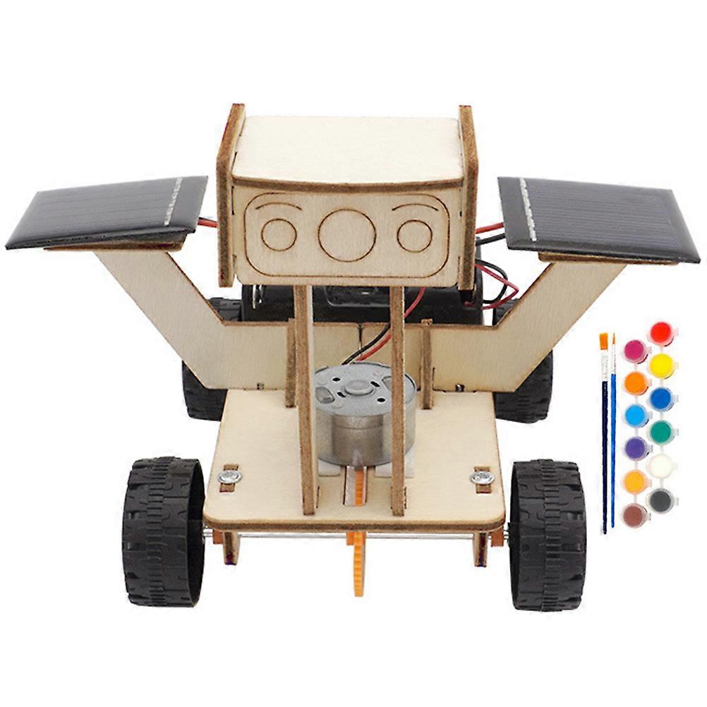 Solarmotor Bausatz Erziehungswissenschaft DIY Montage Mondfahrzeug Modell STEM Experiment für Jungen