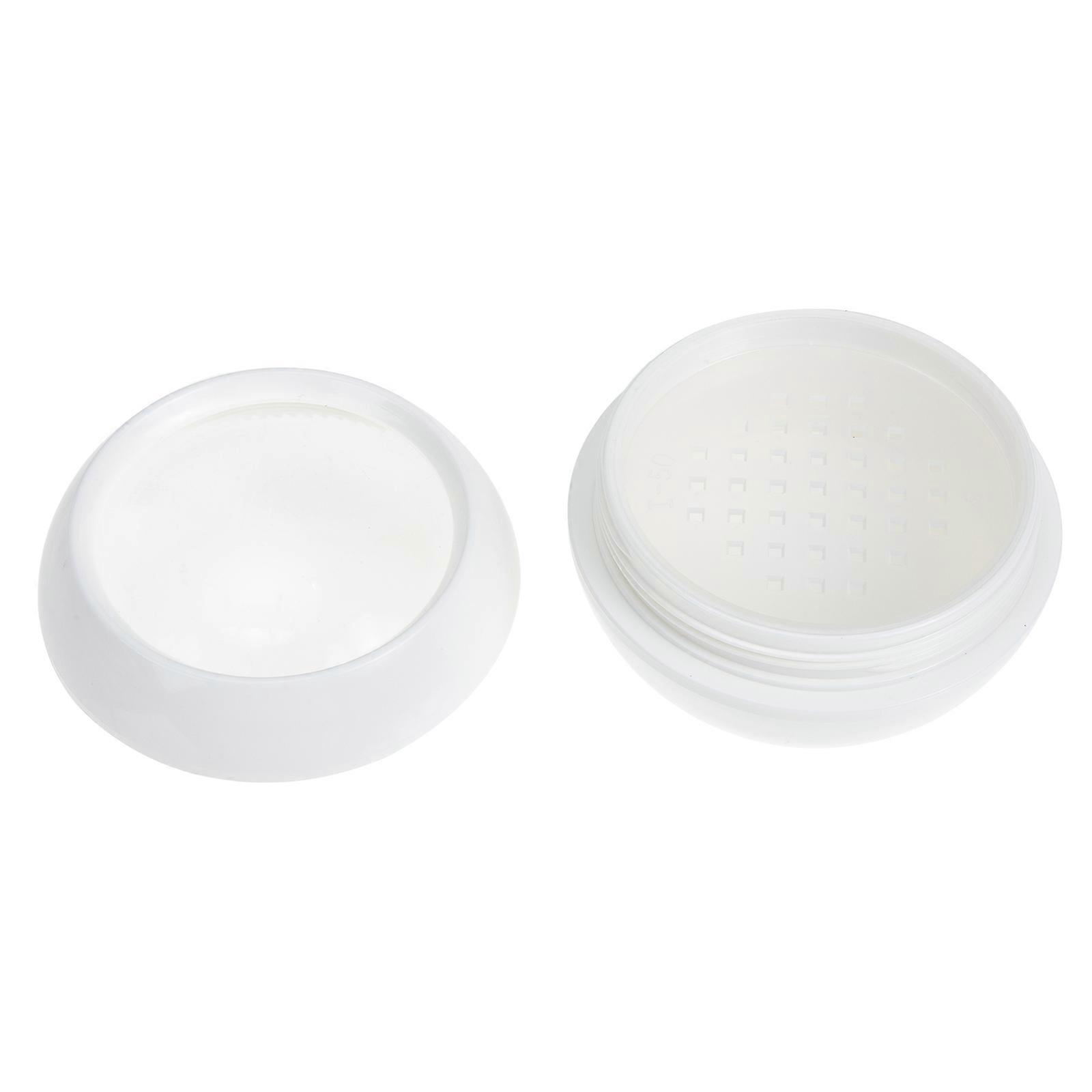 Loose Powder Compact Container Puff Box Elegant Chic Look DIY Projects PP Detachable Lid Design 1Pcs